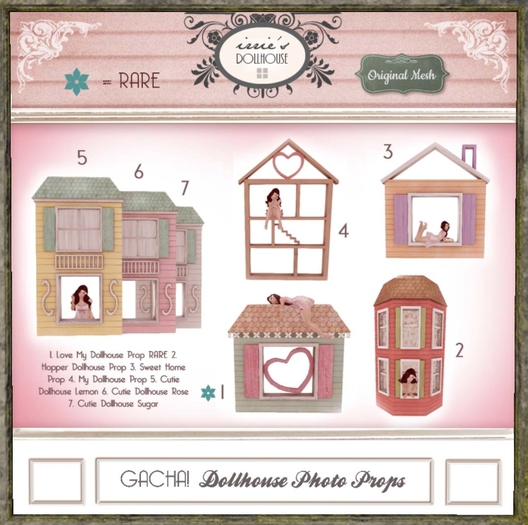 i { DH } Gacha! Seashore Dollhouse ULTRA RARE