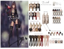 =Zenith=Criminal Police Gloves (Rose) -Maitreya