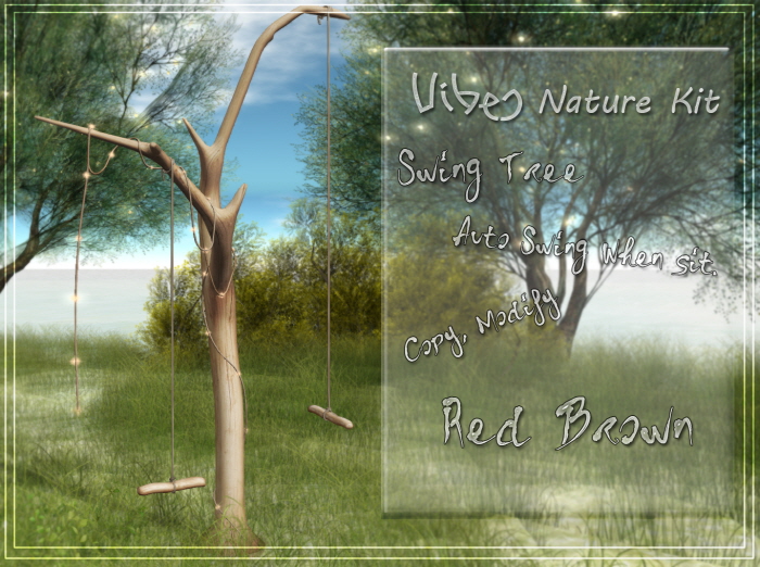VIBES - Nature kit - Swing Tree (Red Brown)