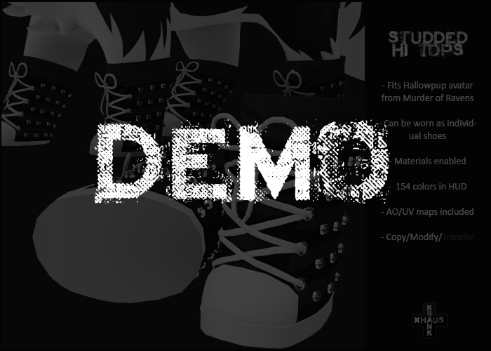krankhaus - Hallowpup - Studded Hi-Tops - DEMO