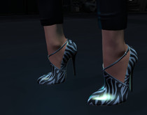 P186 JANEEN stilettos zebra
