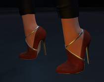 P186 JANEEN stilettos suede brown