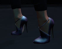 P186 JANEEN stilettos croc lilac