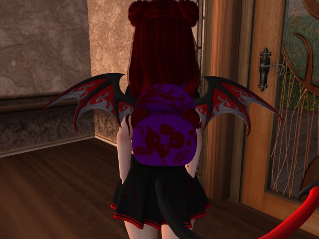 ~FF~ Spooky Panda Clean Orangepurple COMMON