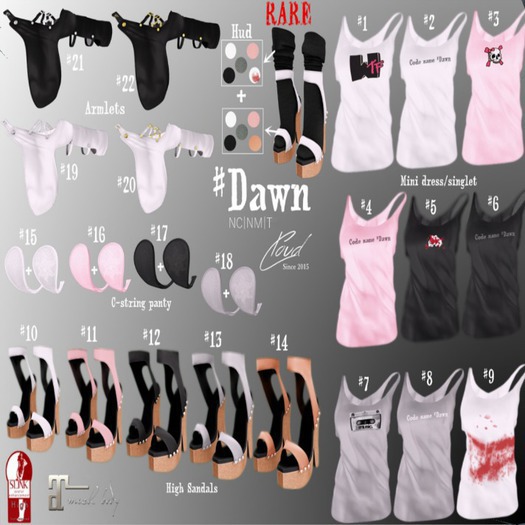 [Cloud] Dawn - Grey high sandals  #13 BOX