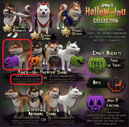 JIAN Hallow-Inu :: ToT Companion Sesame Fade (BOX)