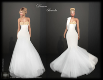 SAS - Dream Blanche Gown (Mesh Bodies & Fitted Mesh)