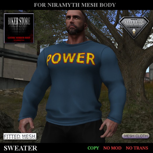 #Aesthetic POWER SWEATER