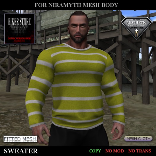 #Aesthetic SWEATER Green Lemon