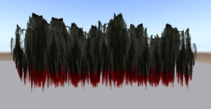 Gothic Trees Lining Williow