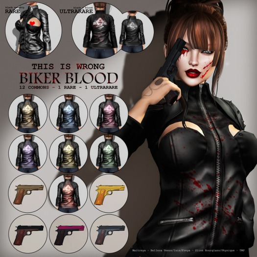 THIS IS WRONG Bloody biker - pink