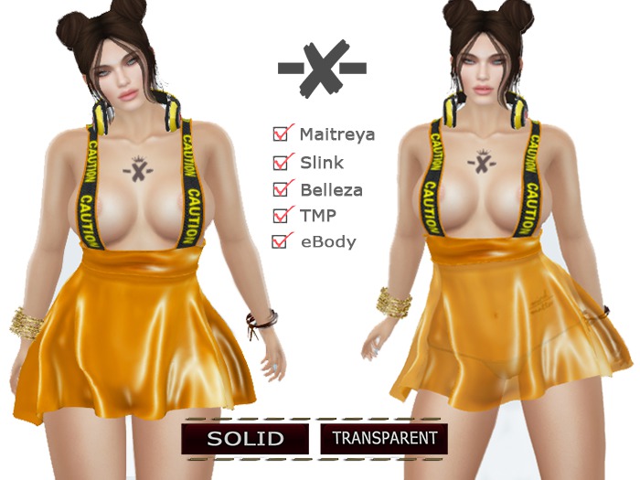 -X- Plastic Coution Orange *add / wear*