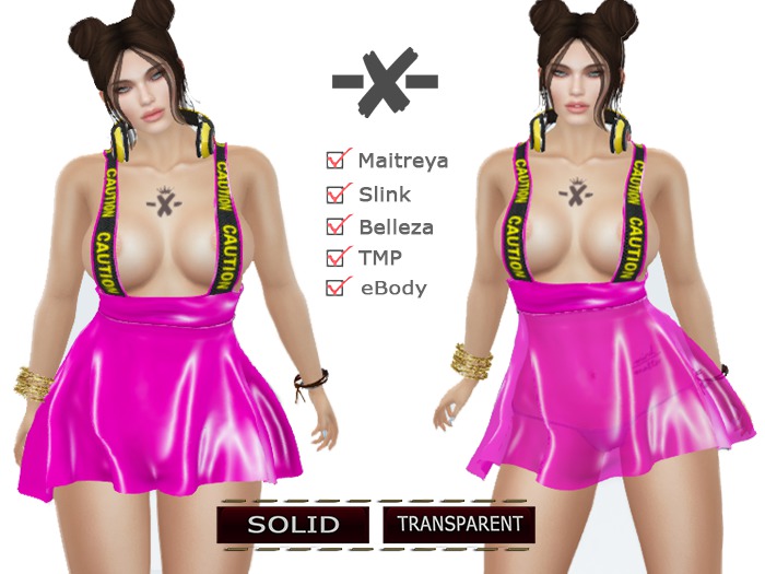 -X- Plastic Coution Pink 