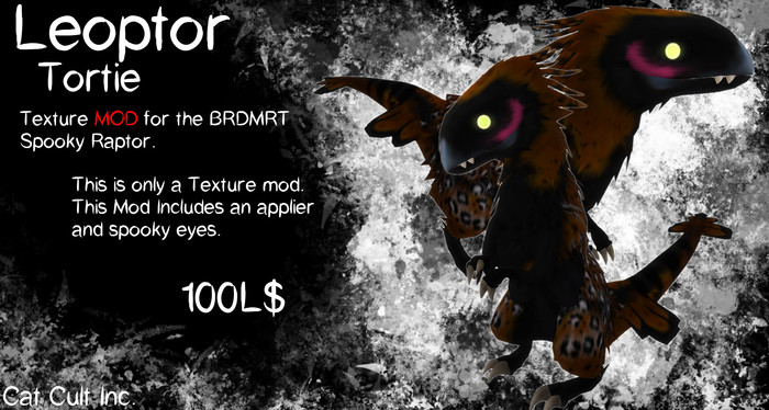 Spooky Raptor Leopard Tortie MOD