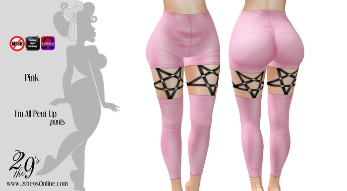 .::2the9s::. I'm All Pent-Up Pants - Pink