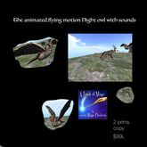 Animated Owl with flying motion & sounds Bag