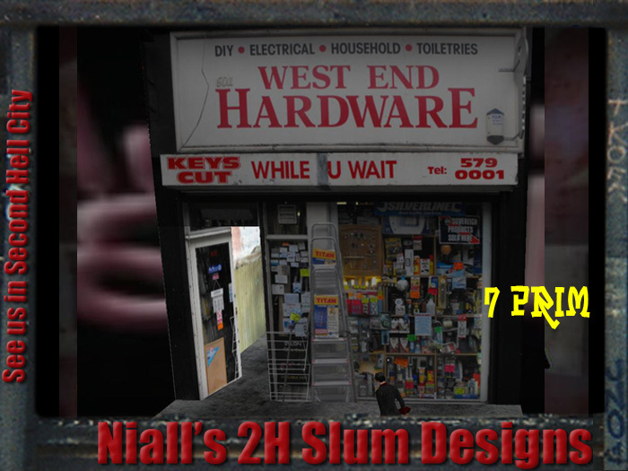 Second Life Marketplace - 2H Building - West End Hardware (10x15m)