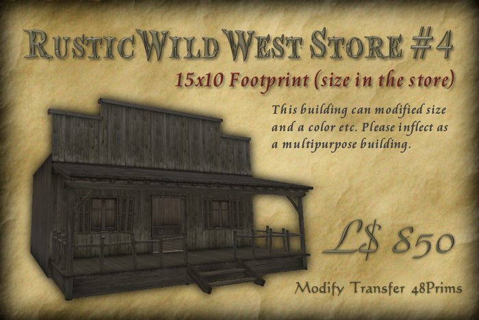 Rustic Wild West Store #4