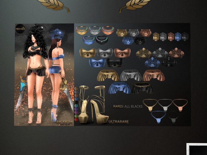 *PROMAGIC* Backbone-Bra-Blue