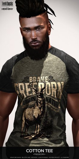 TonkTastic - Cotton Tee -Freeborn /Khaki-