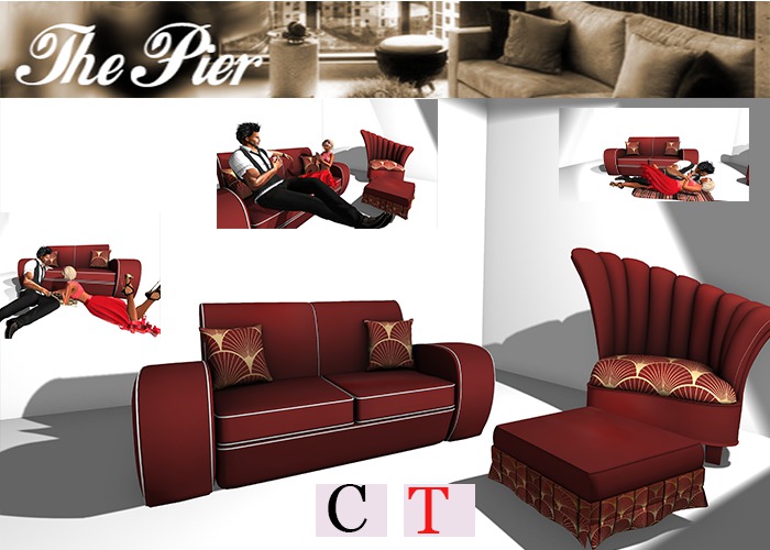Lingfeild sofa set Red