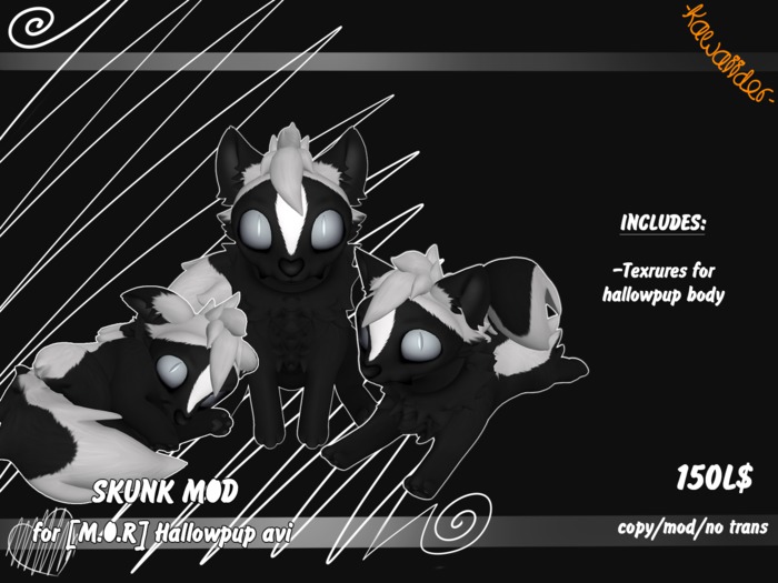 -KW- Hallowpup ~Skunk mod