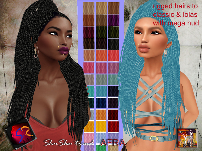 ShuShu HAIR AFRA to classic & lolas w HUD