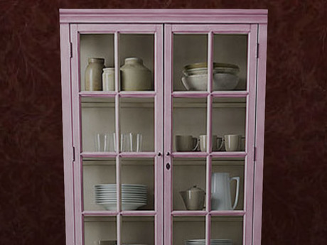 Second Life Marketplace - RE Shabby Pink China Cabinet - Decor with ...