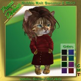 Peeps Dinkies Bobble Knit Sweater & Skirt Set