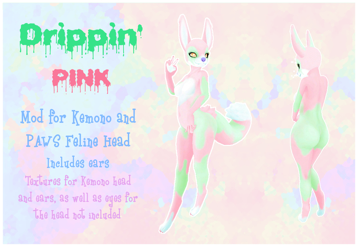 ~CRDM~ Drippin' - Pink - Kemono