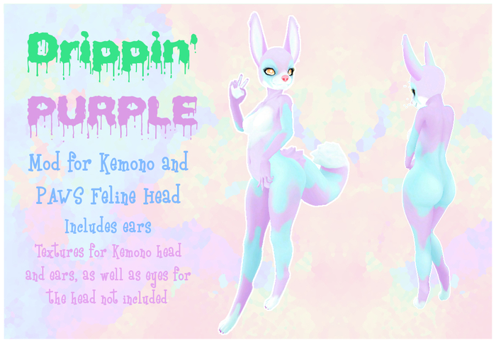 ~CRDM~ Drippin' - Purple - Kemono