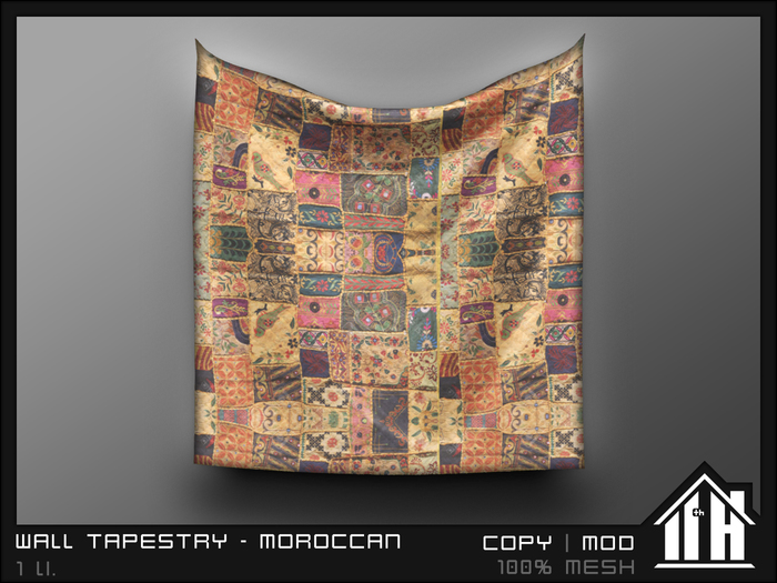 11th House - Wall Tapestry - Moroccan
