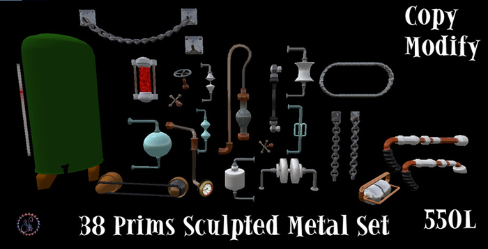 Metal Pipe Set BOXED