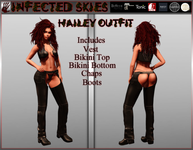 (IS) - Hailey Outfit Black