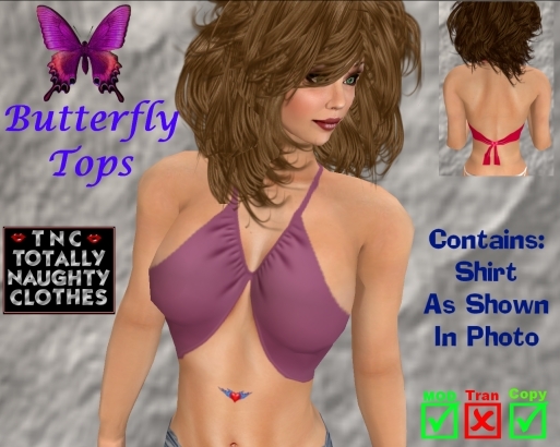 Butterfly Top Burgundy