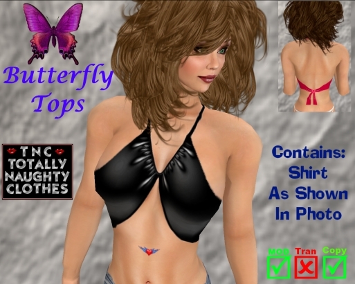 Butterfly Top Hot Black