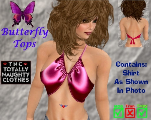 Butterfly Top Hot Red
