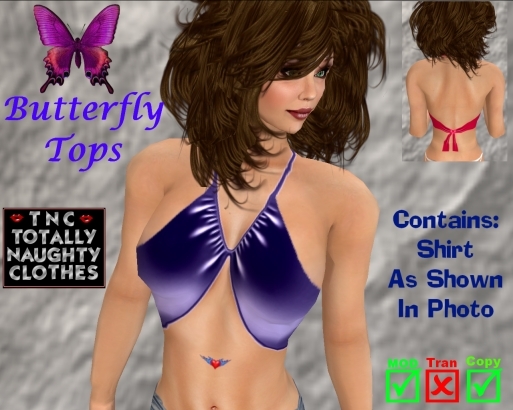 Butterfly Top Rich Purple