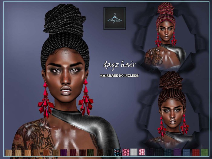 *dafnis fat pack variety hair Dagz braids Demo