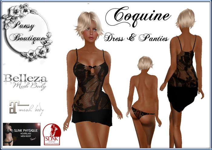COQUINE DRESS & PANTIES