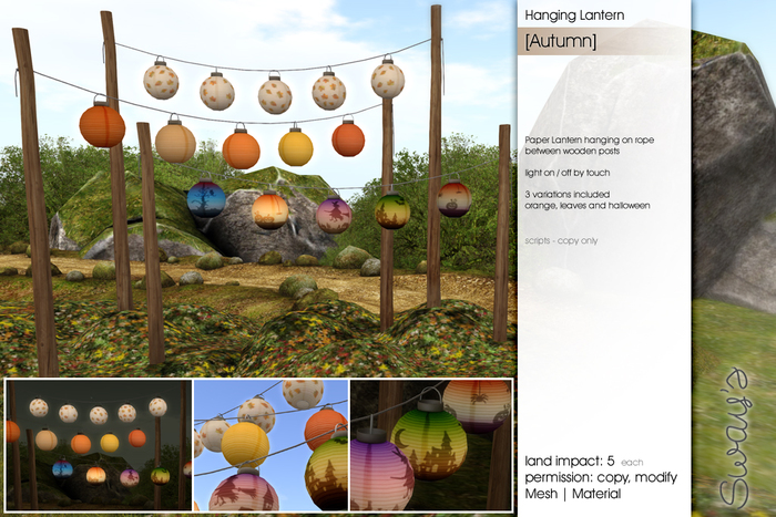 Sway's [Autumn] Hanging Lanterns