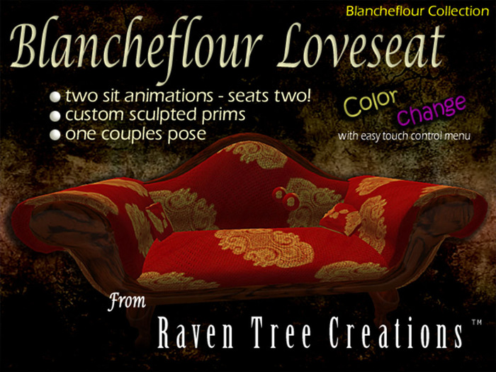 Raven Tree ~ Blancheflour Love Seat V1.4