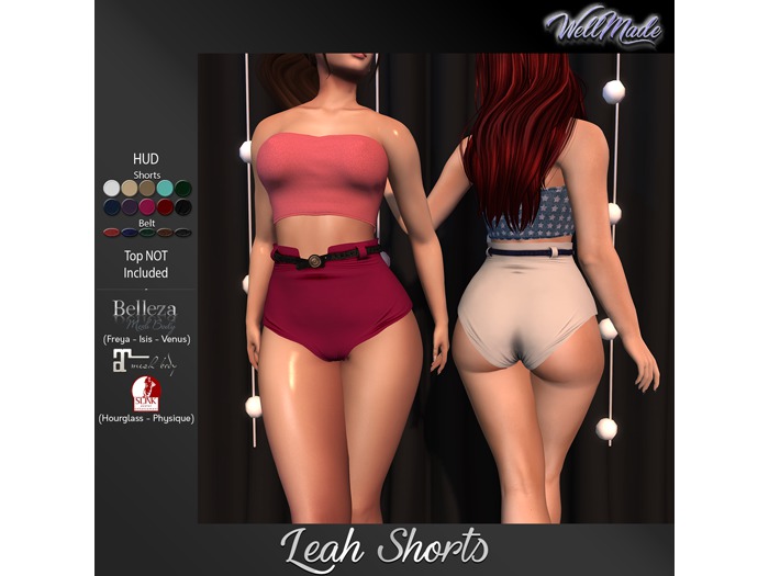 [WellMade] Leah Shorts