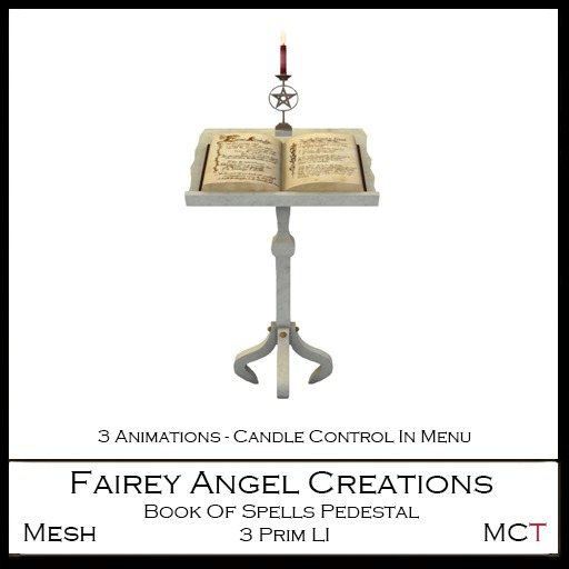 FAC Book Of Spells Pedestal Boxed