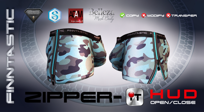 FINNTASTIC ZIPPER-IT CAMO