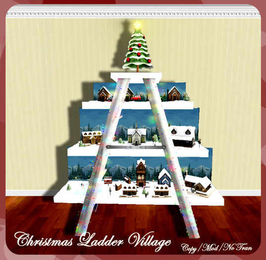 Christmas Ladder Village