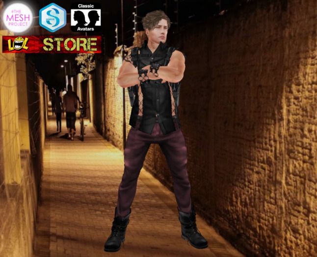 BIKER VEST + HOLSTER