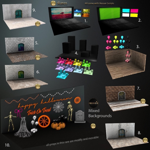 *PROMAGIC*Mixed Background 4-Pink