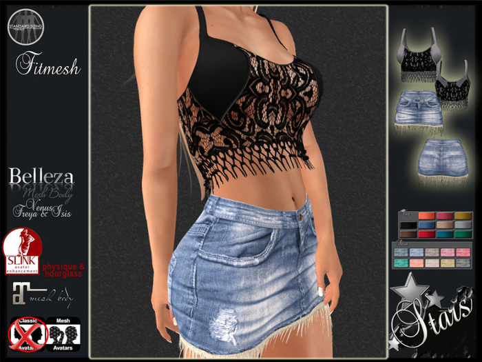 Stars - Maitreya, Slink physique, hourglass, Belleza - Ellen