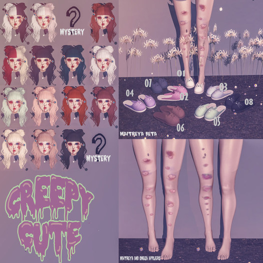 Mello. Creepy Cute - Pale Pastels bx RARE